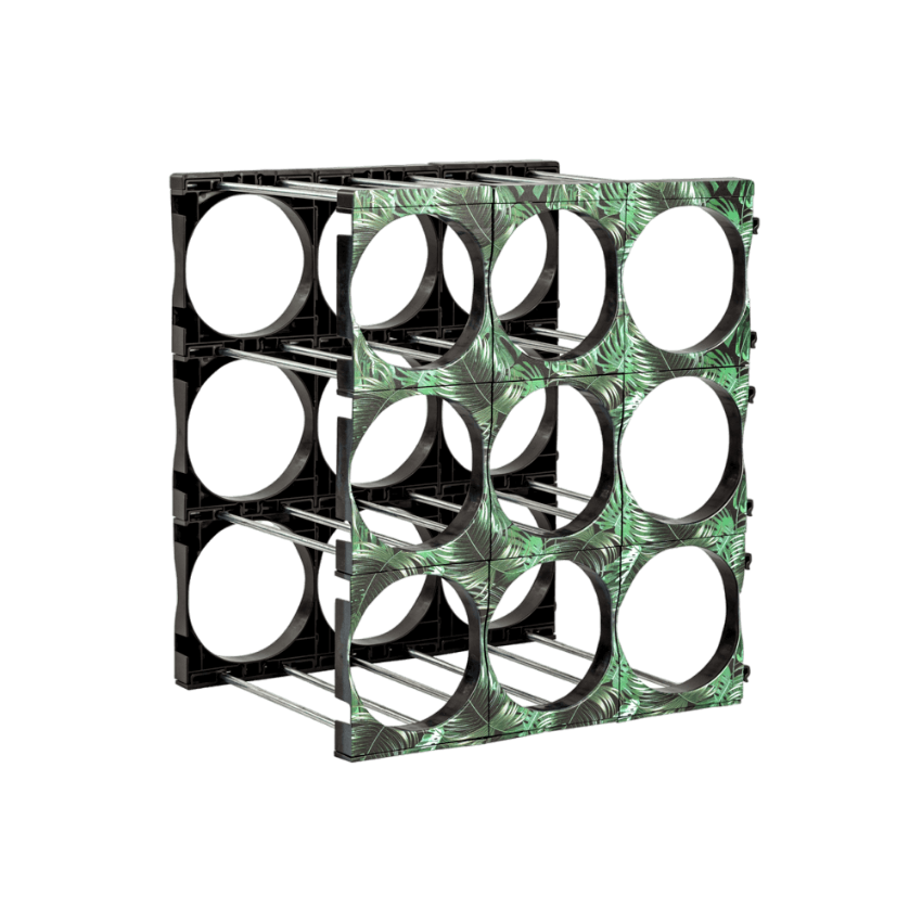 Caneva Wine Rack Patterned